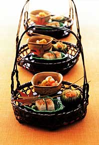 Creative presentation of food is part of the fun of preparing Japanese food